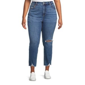 Terra & Sky Vintage Crop Denim Jeans
